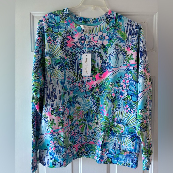 Lilly Pulitzer Tops - Disney Parks x Lilly Pulitzer x Cinderella Pullover Sweatshirt